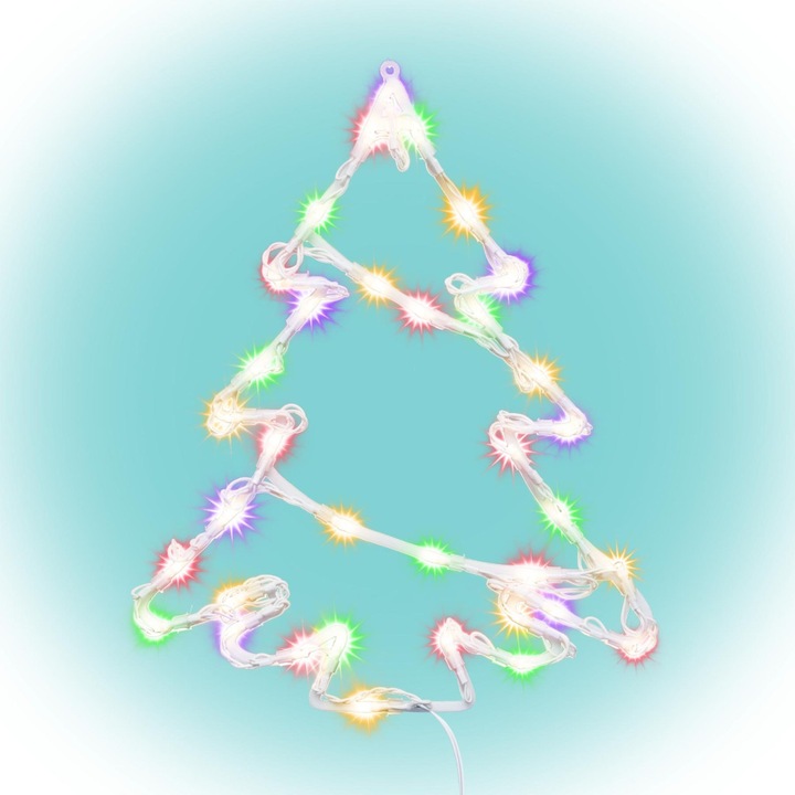Decoratiune Craciun, Nedis, 35 LED-uri, 33 x 28 cm