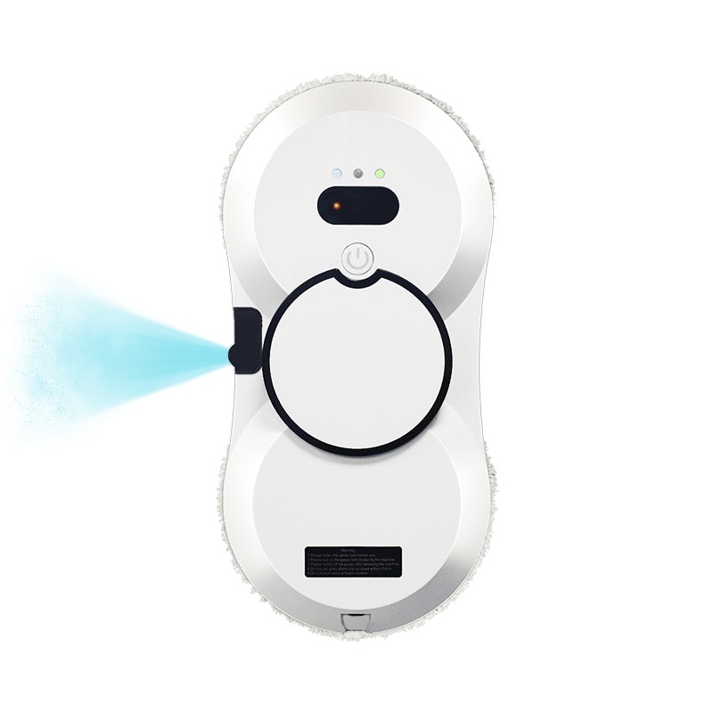 Robot curatare geamuri PuRuikai, mod curatare margini, 40ml, alb