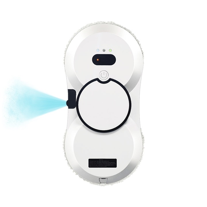 Робот за почистване на прозорци PuRuikai, режим за почистване на ръбове, 40 мл, бял