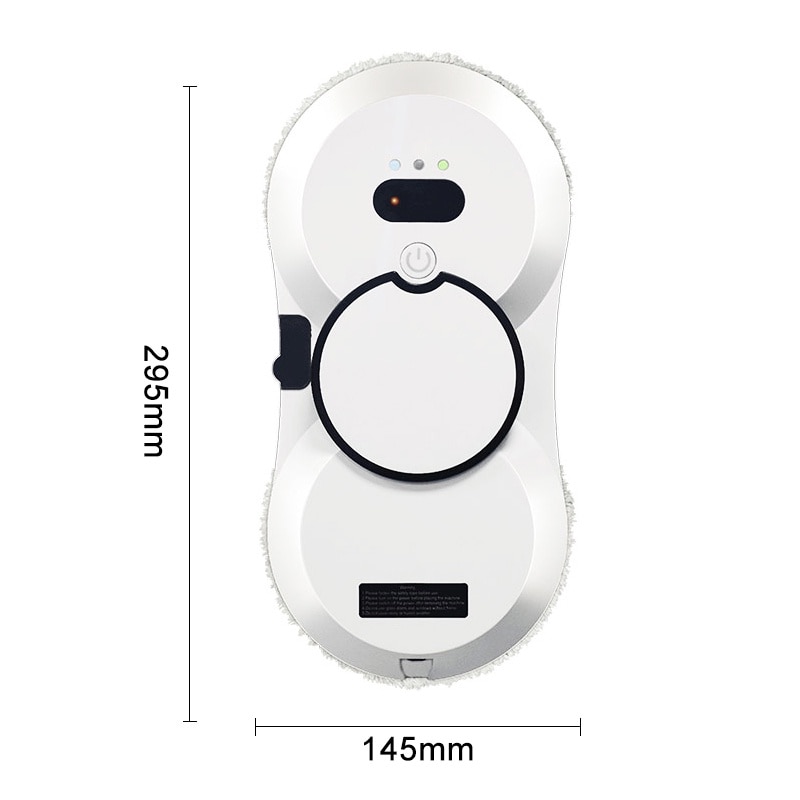 Robot curatare geamuri PuRuikai, mod curatare margini, 40ml, alb