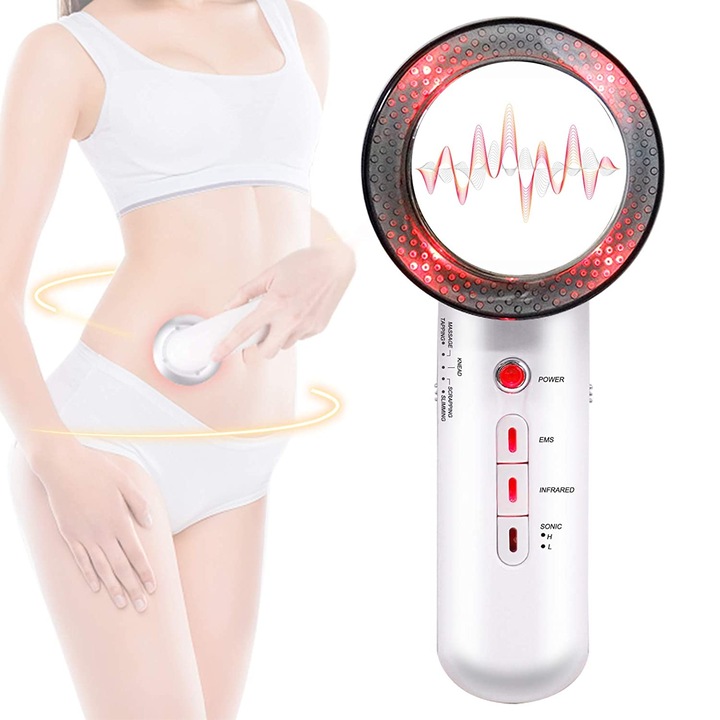Aparat de masaj multifunctional Cozevdnt 3 in 1, pentru slabire, imbunatatirea pielii, 5 moduri, utilizare usoara, pentru abdomen, talie, picioare, brate