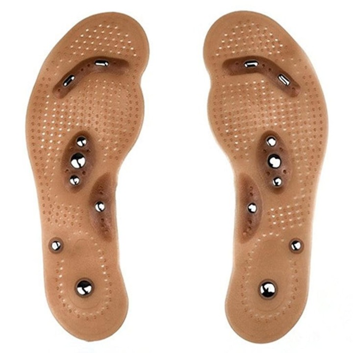 Talpici magnetice pentru slabire, AMRINUGL, Maro, 27x29cm