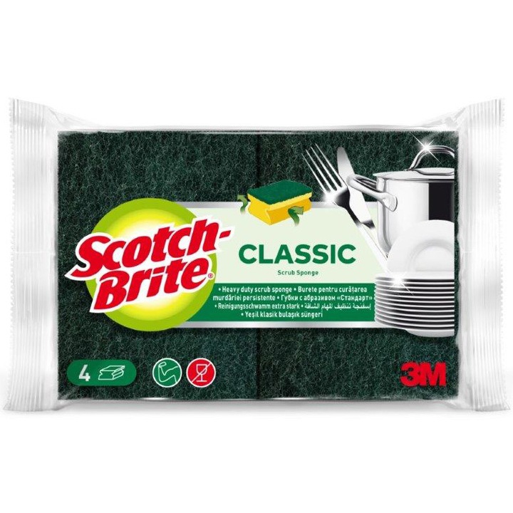 Burete protectie unghii, Scotch-Brite, 4 buc