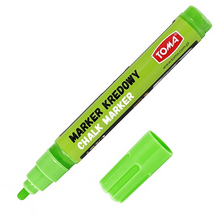 Marker Toma 292, verde, 4,5mm, set 10 bucati