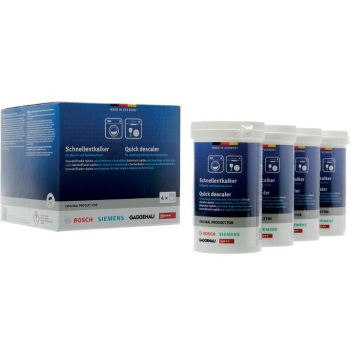 Икономичен комплект BOSCH 00312331 4x 250g прах за почистване на перални и сушилни