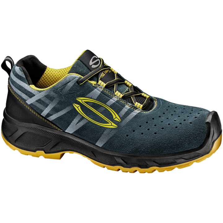 Pantofi de protectie MALIBU CPS din piele intoarsa, cu aderenta pe scari. S1PS. Marimea 41