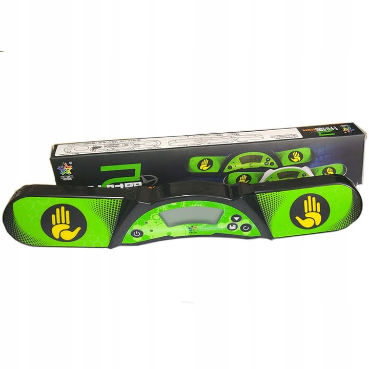 Cronometru ZOLTA Yuxin Timer V2, precizie 0.001 secunda, negru, verde, 25x275x50mm