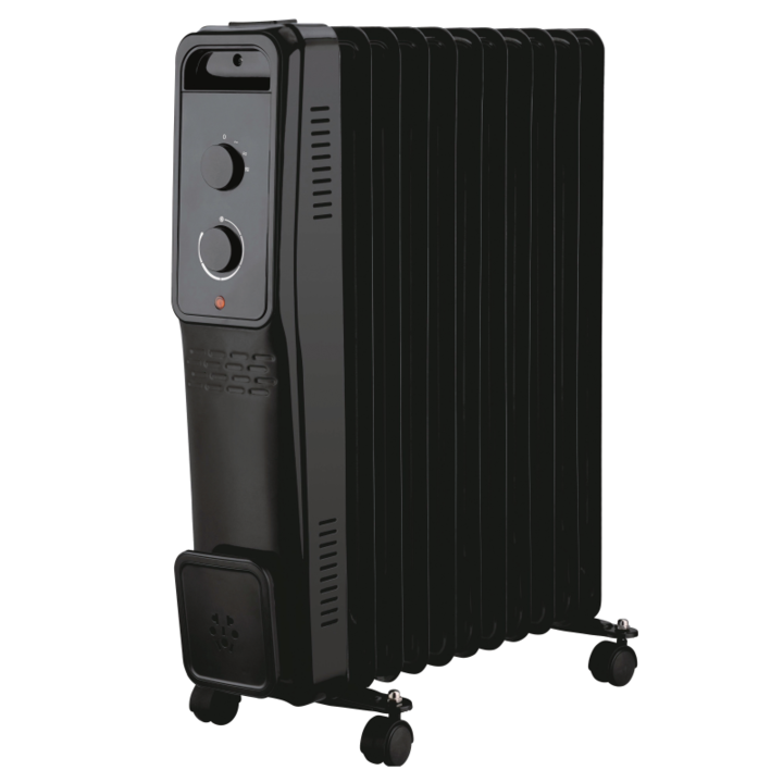 Calorifer electric portabil cu ulei, 11 elementi, cu termostat, 3 trepte de putere, max 2500 W