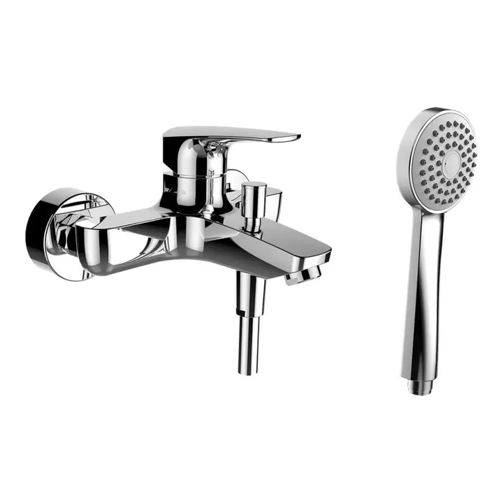 Laufen HF500760100600 Laurin едноръкохватков смесител за вана с душ комплект