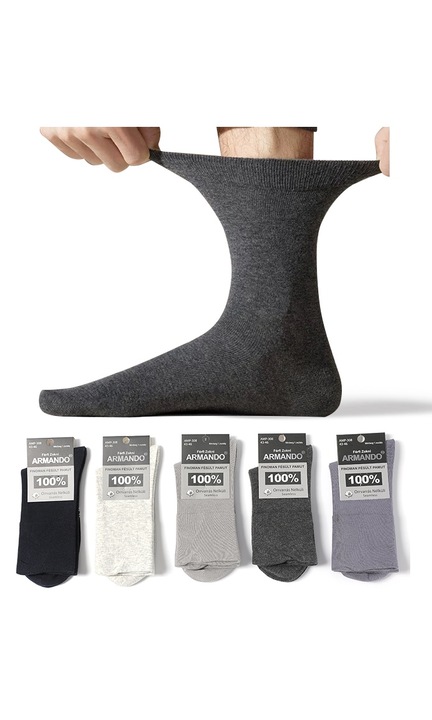 Men Socks, Armando, Cotton, Four Seasons, Multicolor