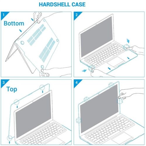 Husa de notebook MacBook Pro de 13 inch, rosu Camille mat A2338, material PVC, rezistenta la cadere, senzatie mata