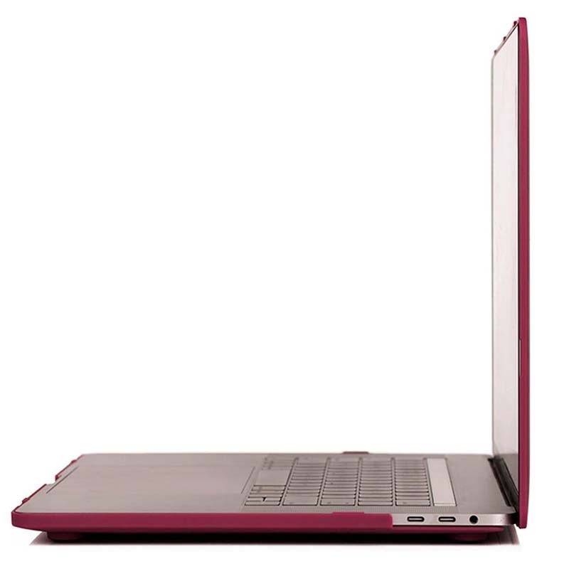 Husa pentru notebook, 13.3", MacBook Air 13 Compatibil 2017 2016 2015 2014 2013 2012 2011 2010 Lansare, Carcasa Hard Shell Mat neteda pentru Model A1369/A1466, Burgundy