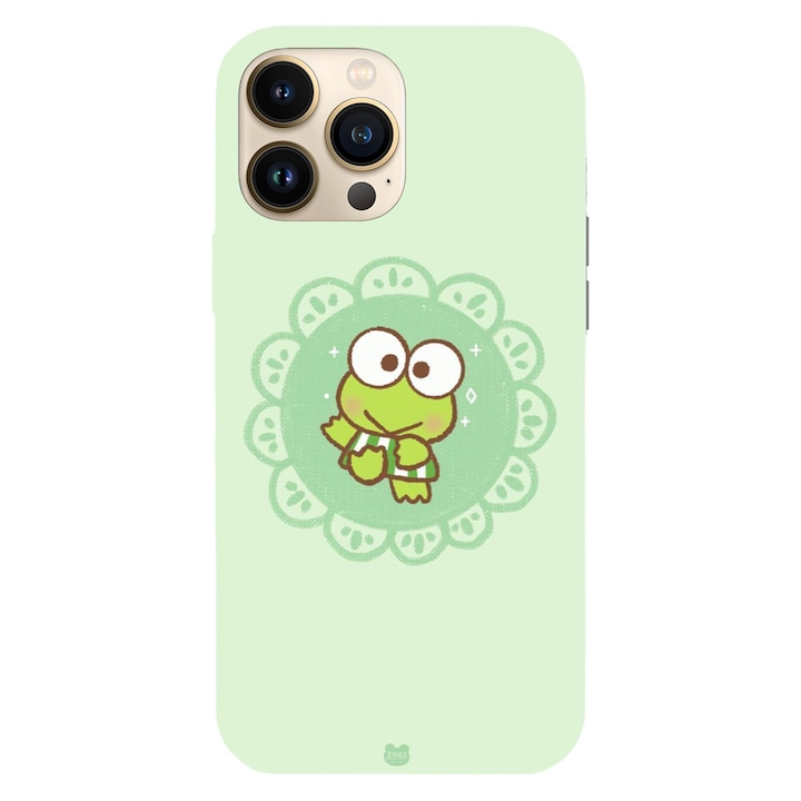Husa telefon compatibila cu Apple iPhone 16 Plus, Viceversa, model Sweet Keropi Hello Kitty, Silicon, TPU