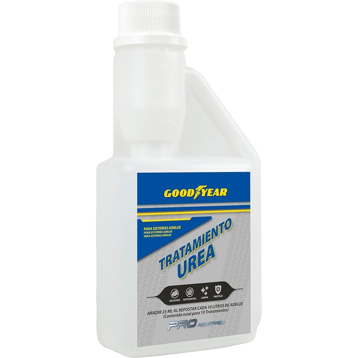 Goodyear karbamid kristályosodást gátló adalék AdBlue rendszerekhez Pro adalék adagolóval, 250 ml
