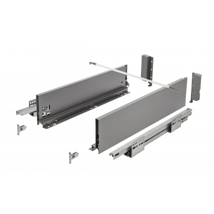 Sertar, GTV, AXIS PRO push to open P2O 550 mm mediu H116 antracit