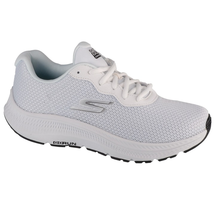 Pantofi alergat dama, Skechers Go Run Consistent 2.0 - Engaged 128605-WBK, Alb, 40 EU