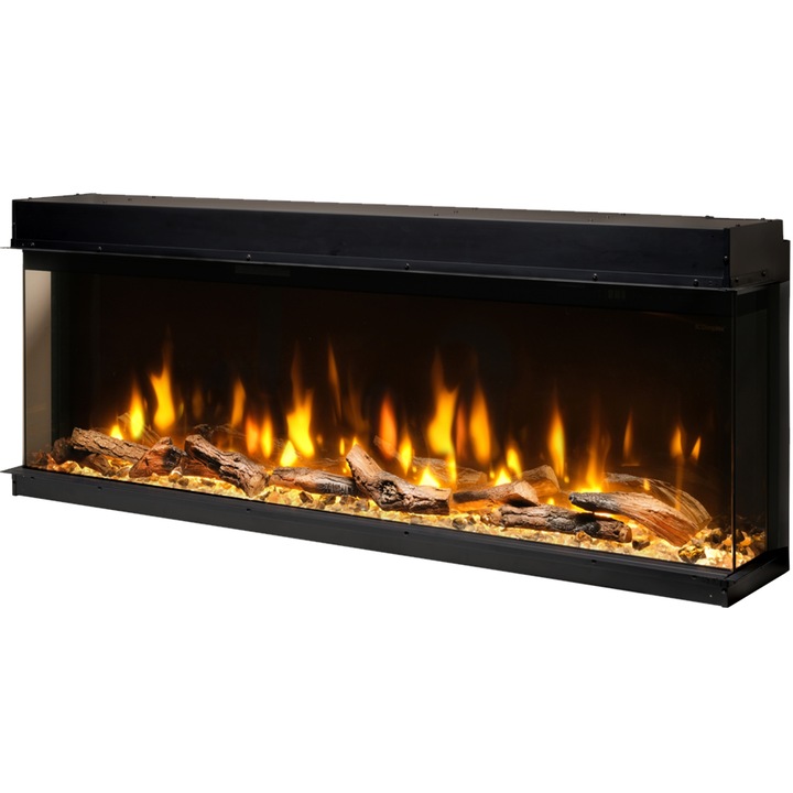 Focar electric liniar Ignite Bold 60 Dimplex Optiflame MultiFire XD Negru cu sunet