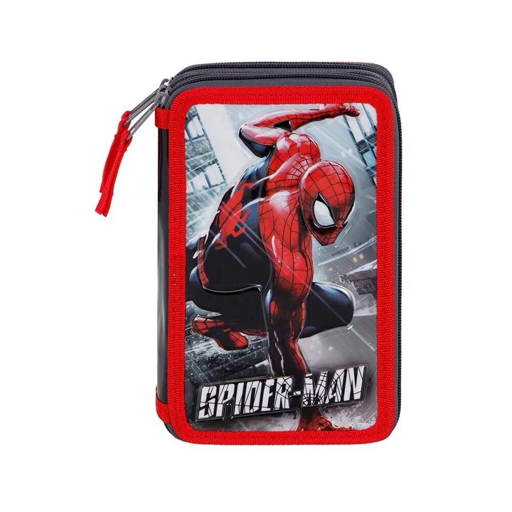 Spiderman Rain tolltartó, Felszerelt, 3 rekeszes, 43 db, 21 x 14 x 7 cm - Másolat 21 x 14 x 7 cm Többszínű