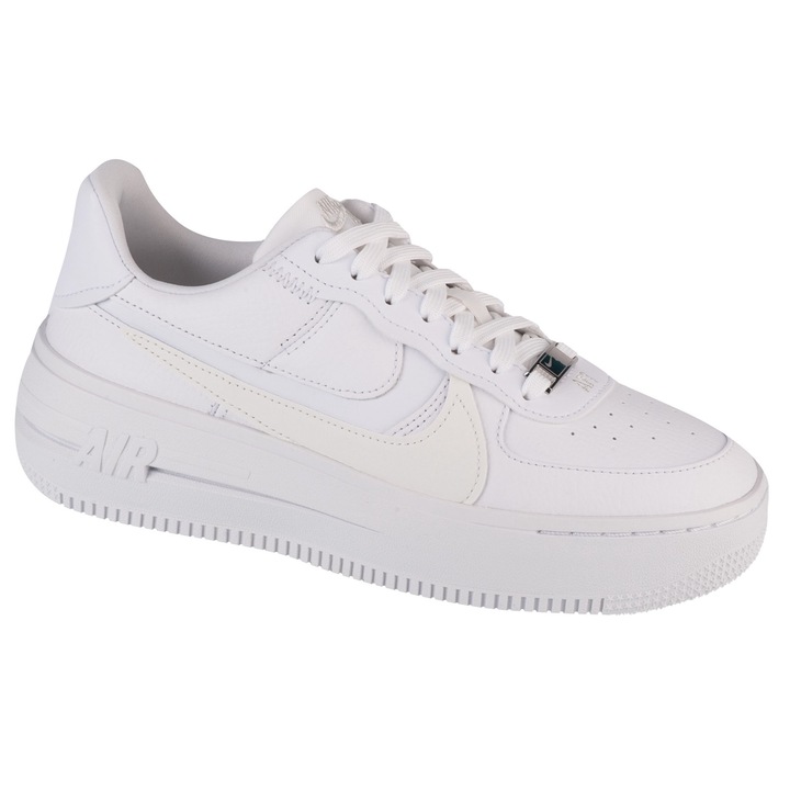 Pantofi sport, Nike Air Force 1 PLT.AF.ORM 9946, Alb