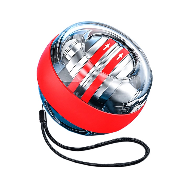 Жироскопична топка QttvbTna за укрепване на ръцете и подобряване на кръвообращението, без батерии