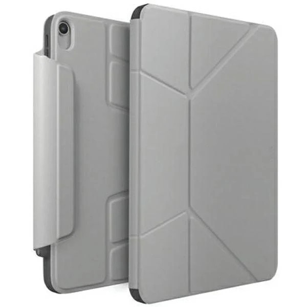 Husa tableta Uniq Ryze 360, suport integrat, rotire 360°, gri deschis, pentru iPad Air 6gen 11" (2024)