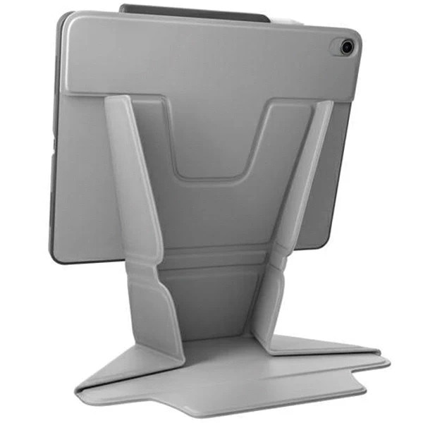 Husa tableta Uniq Ryze 360, suport integrat, rotire 360°, gri deschis, pentru iPad Air 6gen 11" (2024)