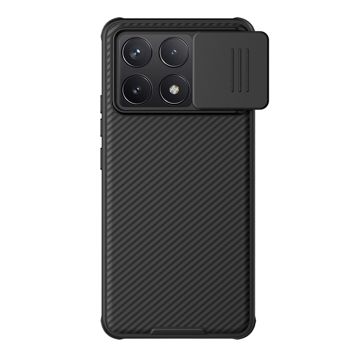 Калъф за телефон, калъф Nillkin CamShield Pro за Xiaomi Redmi K70 / K70 Pro / Poco F6 Pro, черен, TPU, PC