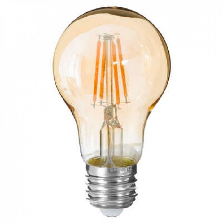 Bec decorativ, Atmosphera, tehnologie LED AMBER, chihlimbar, E27, 2W, 175 lm