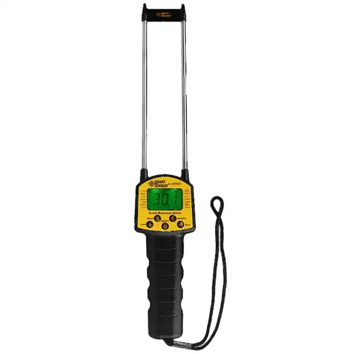 Umidometru, aparat profesional pentru detectarea gradului de umiditate a cerealelor, baloti, seminte, alune, orez, cafea, peleti, brichete, rumegus