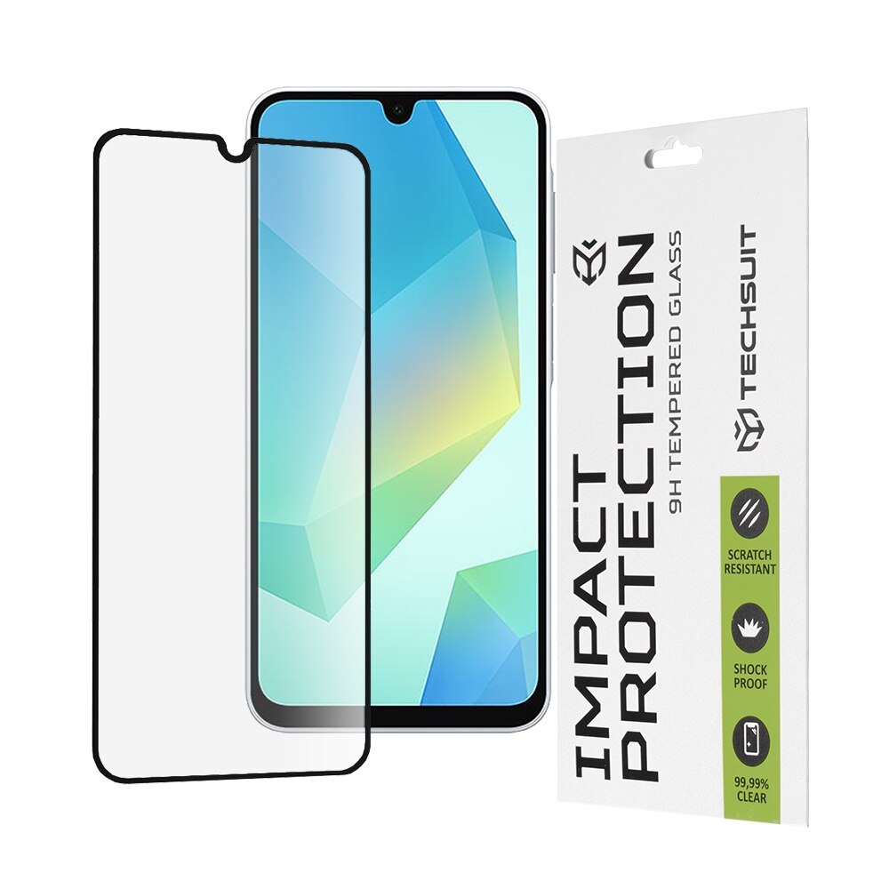 Folie pentru Samsung Galaxy A16 4G / A16 5G - Techsuit 111D Full Cover / Full Glue Glass - Black