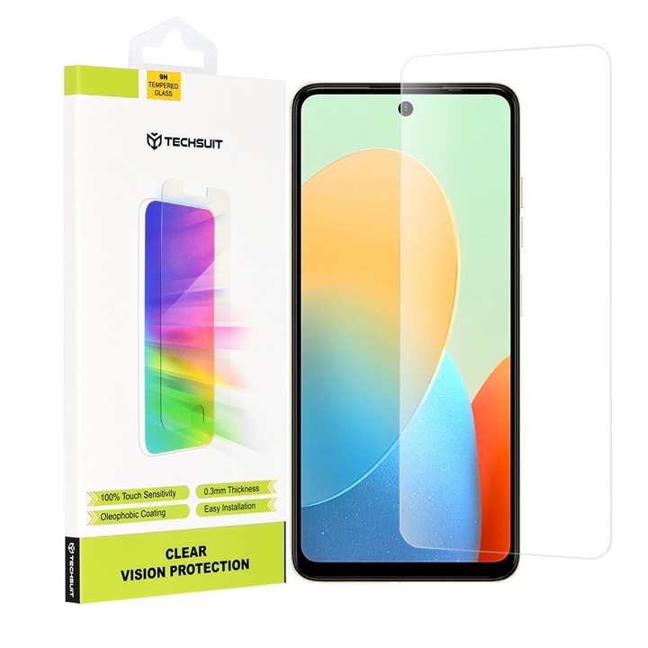 Tecno Spark Go 2024 / Spark 20 / Spark 20C / Infinix Hot 40i / Smart 8 fólia - Techsuit Clear Vision Glass - átlátszó