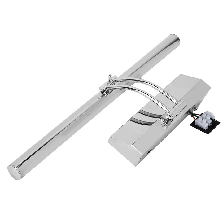 Jormftte rozsdamentes acél LED fali lámpa, 5W, környezetbarát, rozsdaálló, fürdőszobába, 30x10cm