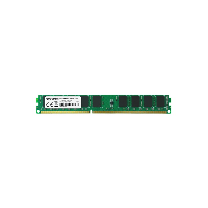 Goodram 32GB 3200MHz ECC UDIMM W-MEM3200E4D832G memóriamodul 1 x 32 GB DDR4 (W-MEM3200E4D832G)