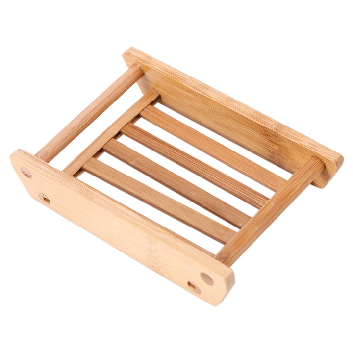 Bambusz szappantartó, Jormftte, hálós kivitel, könnyen tisztítható, 1 db