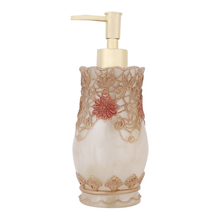 Adagoló Jormftte, kerek átlátszó kristály edény, 300ml, sárga csipkés széllel, újrahasználható.