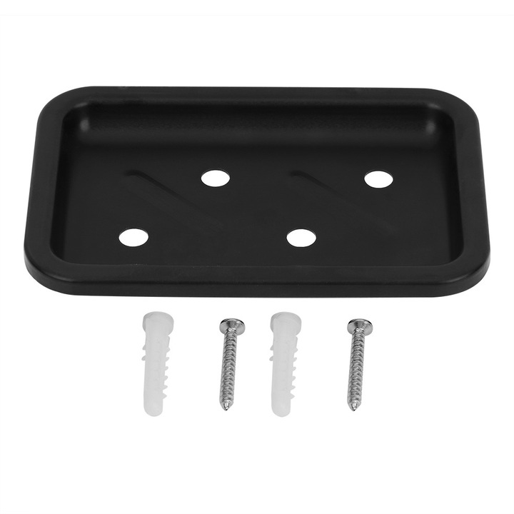 Szappantartó, Jormftte, Alumínium, Fali Tartó, Fekete