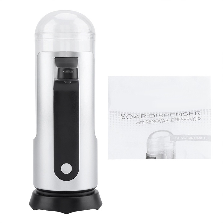 Jormftte automata szappanadagoló, rozsdamentes acél, átlátszó, érintésmentes, viszkózus folyadékokhoz