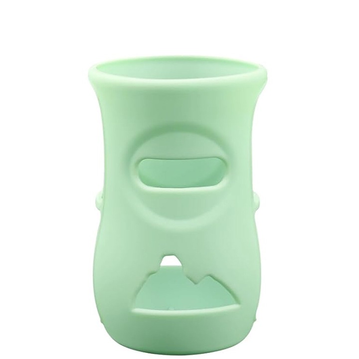 Manson pentru biberoane, Silicon, 240ml, Verde