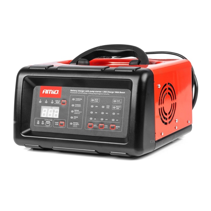 Redresor robot auto Amio 6V 12V, 20 A, curent de start 100A