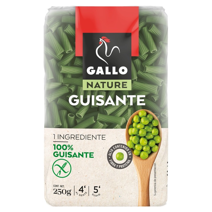 Gallo Nature 100% Zöldborsóliszt tészta Makaróni, 250 g