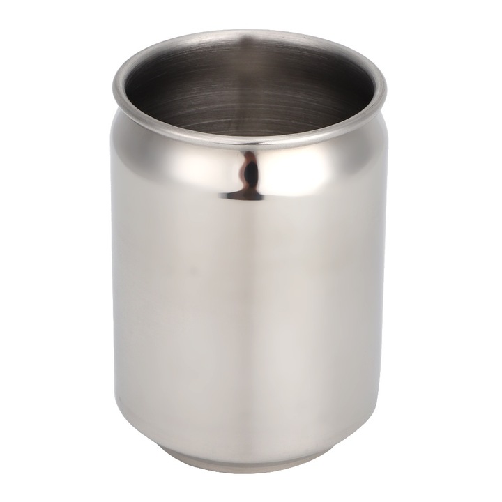 Jormftte rozsdamentes acél pohár, 400ml űrtartalom, elegáns design, ezüst
