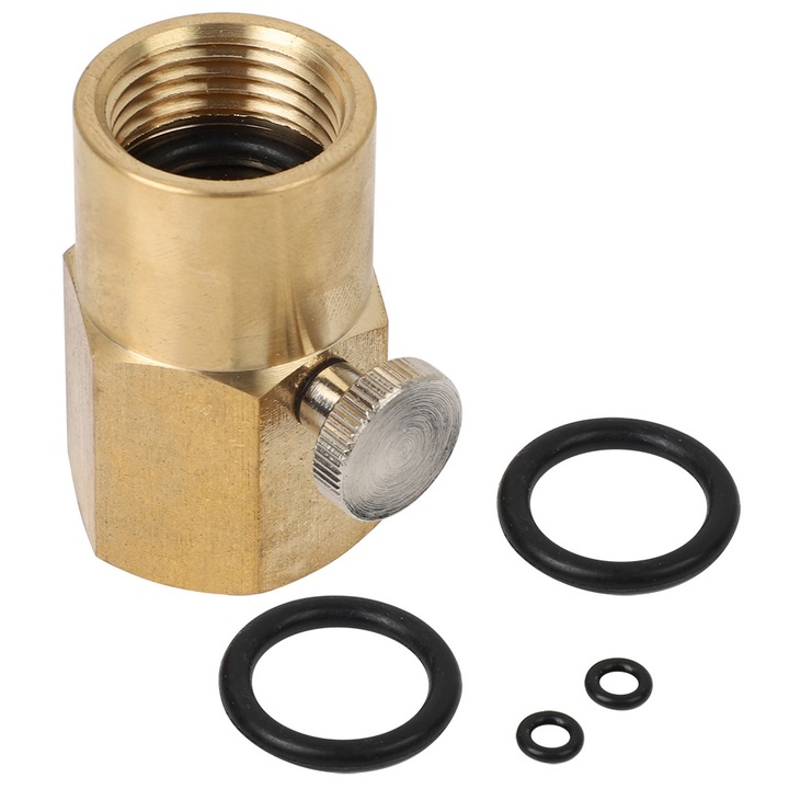 CO2 csatlakozóhüvely szódásüvegekhez, Jormftte, sárgaréz, tartós, könnyen használható