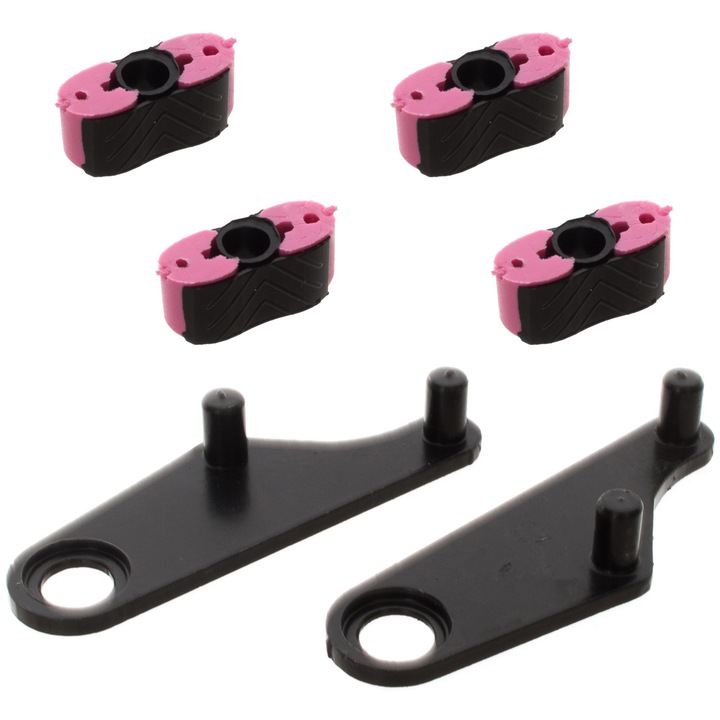 Set reparare plafon panoramic, MODECAR, Renault Megane II 2002-2008, 2x balama + 4x glisor, 6 piese