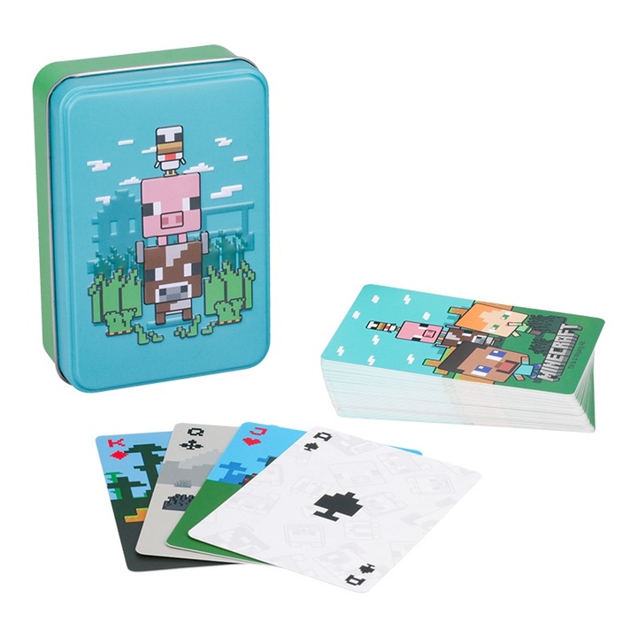 Carti de joc Minecraft Animals, 15,5 x 11 x 2,5 cm