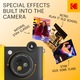 Цифров фотоапарат за моментални снимки Kodak Smile+, функция принтер, слот за microSD, черен
