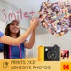 Цифров фотоапарат за моментални снимки Kodak Smile+, функция принтер, слот за microSD, черен