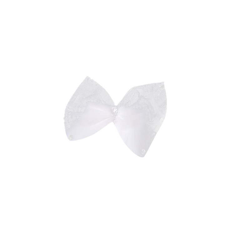 Воал за булка двоен слой Enforose, Материал Swiss Mesh, Бял, 2 слоя