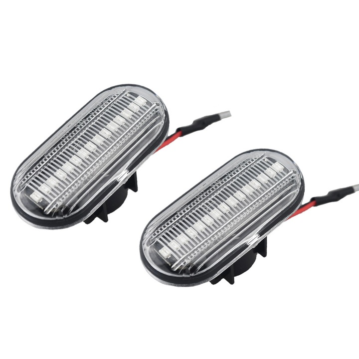 LED oldalsó izzók Dacia, Renault, Opel, Mercedes-Benz Smart, Nissan, kristály fehér, 2db készlet