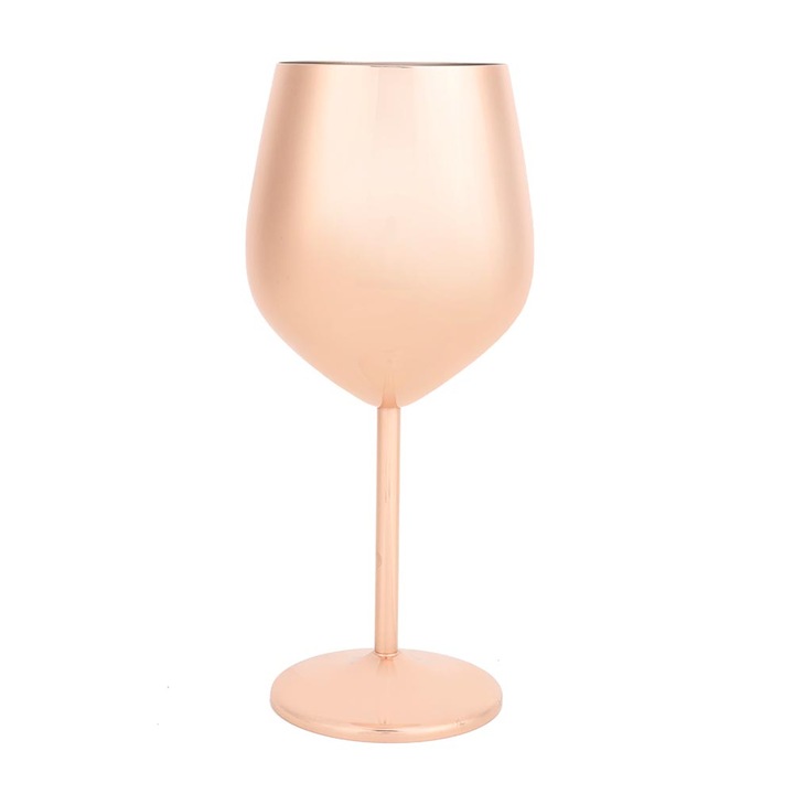 Rozsdamentes acél koktél bár, rézbevonatú, parti dekorációk, pezsgőspohár (rézbevonatú)