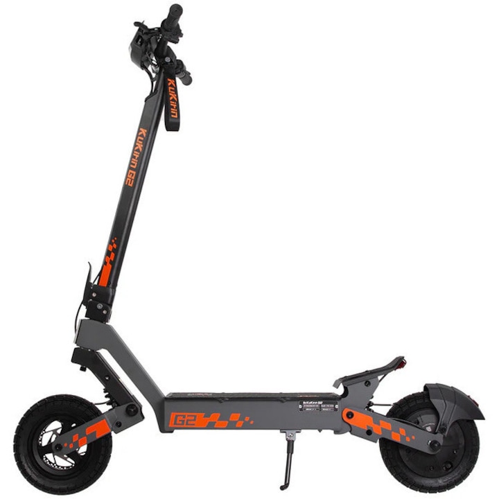 Trotineta electrica KuKirin G2 (2025) , Viteza maxima 45km/h, Autonomie maxima 55Km, Motor 800W, acumulator 48V 15Ah, Roti 10", Negru